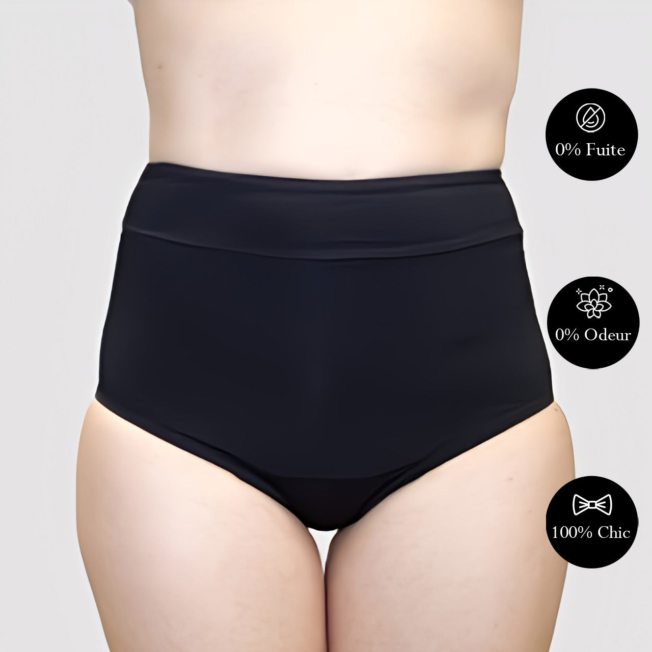 Culotte maillot de bain d'incontinence taille haute Chloé