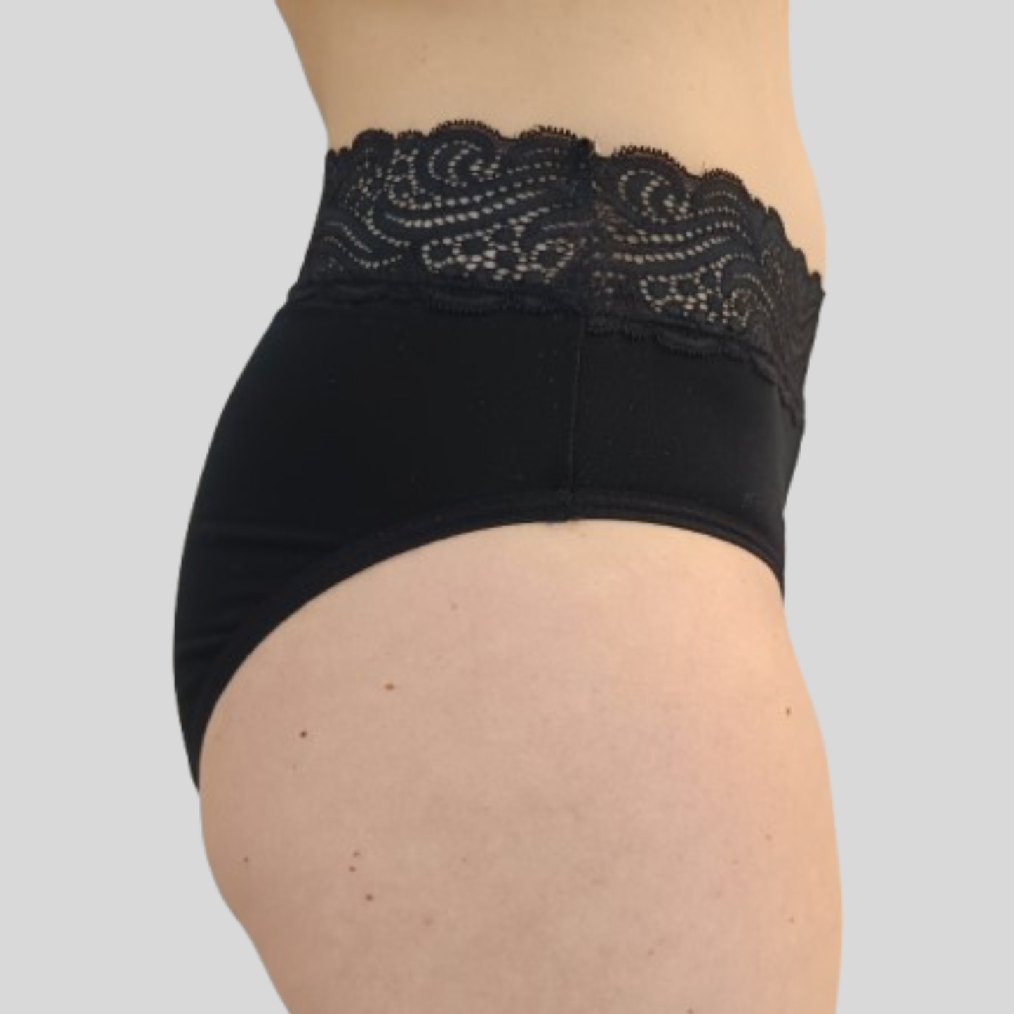 Culotte d'incontinence taille haute en dentelle Colette