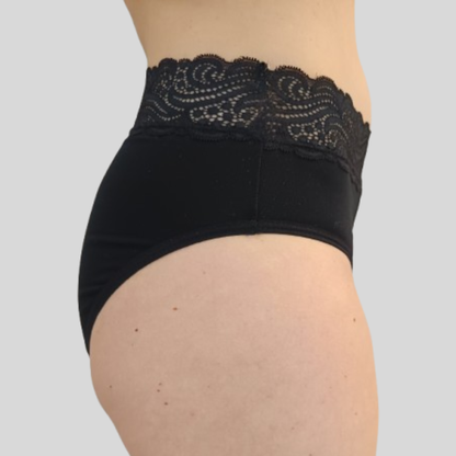 Culotte d'incontinence taille haute en dentelle Colette