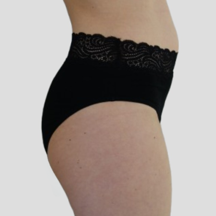 Culotte d'incontinence taille haute en dentelle Colette