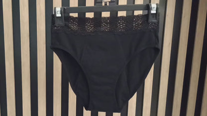 Culotte d'incontinence taille haute en dentelle Colette